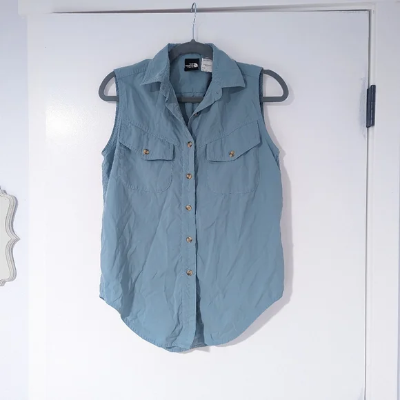 The North Face Women's Sleeveless Camping Outdoor Top, Blue, Size XS - Picture 3 of 8